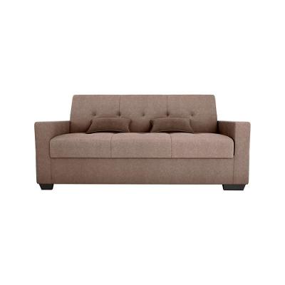 Sofá Cama Lavínia 3 Lugares Retrátil 203cm Marrom Boucle Casal Matrix