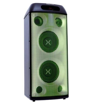 Torre de Som Amplificada Polyvox XT-660T 800W 3 Vias Bluetooth USB Cartão SD Preto