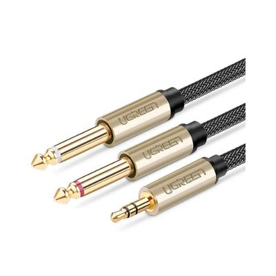 Cabo De áudio Ugreen P2 Trs Para 2x P10 6,35mm De 1m - Av126