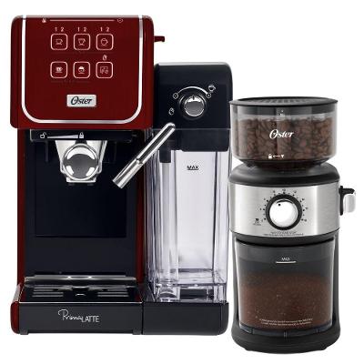 Kit Cafeteira Cápsula Oster Primalatte Touch + Precision 18 Xícaras 110V