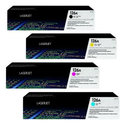 Kit 4 Toners HP 126A CE310A CE311A CE312A CE313A CP1025