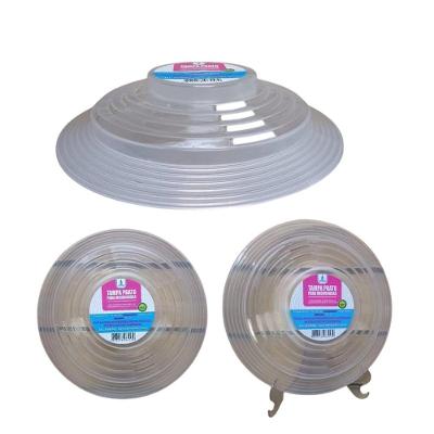 Tampa Protetora Prato Micro-ondas 27CM Anti Respingos Polipropileno Transparente
