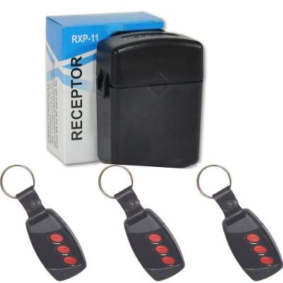 Kit Receptor RXP-11 433MHz 2 Canais Code Learn 3 Controles Hombrus