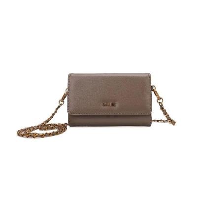 Bolsa Carteira Santa Lolla com Caixa Soft Sintético Cinza Feminina