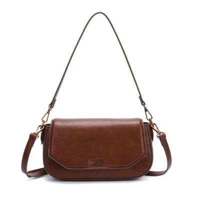 Bolsa Baguete Santa Lolla Rústica Texturizado Sintético Rustic Feminina