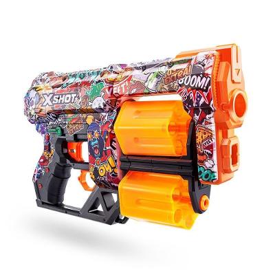 Lançador de Dardos X-Shot Skins Dread Sketch Alcance 27m Candide