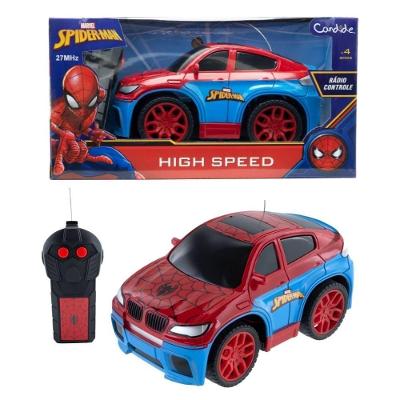 Veículo Controle Remoto Homem-aranha High Speed 3 Funções Vermelho Candide