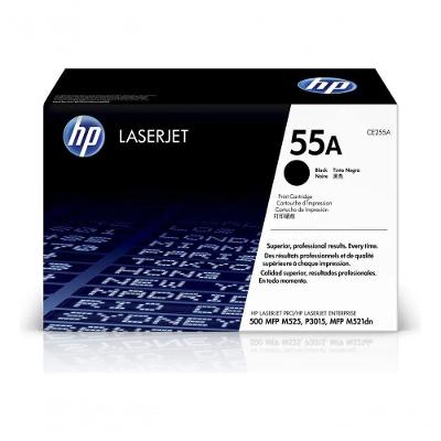 Cartucho de Toner HP 55A CE255A Preto Laserjet Enterprise HP