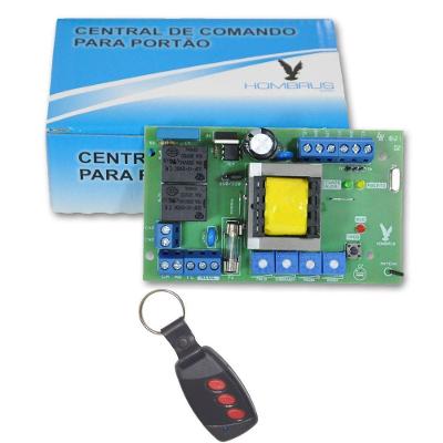 Central de Comando para Portão PCR-55 Universal com Controle Hombrus