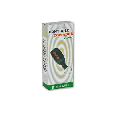 Controle Remoto Copiador 299 Mhz 3 Botões para Alarme e Motor Hombrus