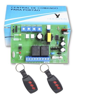 Placa Central de Comando CMU-12 para Motor de Portão Garem com 2 Controles Hombrus