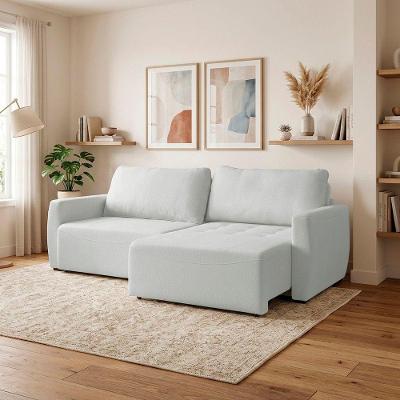Sofá Valentim 4 Lugares Retrátil e Reclinável 250CM Cinza D'Rossi