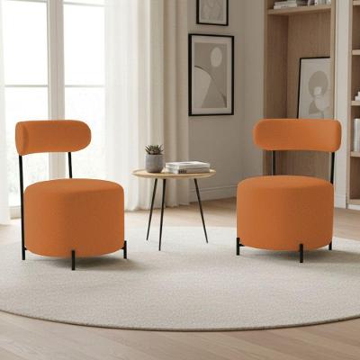 Kit 2 Poltronas Virgínia Decorativas Bouclê Terracota D'Rossi