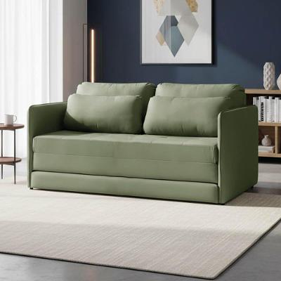 Sofá Cama Dália 2 Lugares Retrátil 152CM Verde Veludo D'Rossi