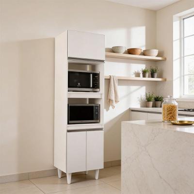 Paneleiro Torre Ruth 2 Portas MDP 56CM Branco D'Rossi