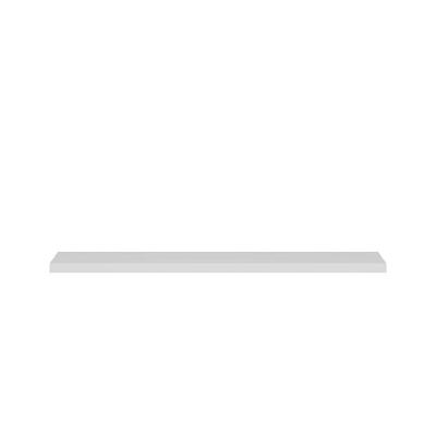 Prateleira Decorativa Curva 136CM MDF com LED Grafite Fosco D'Rossi