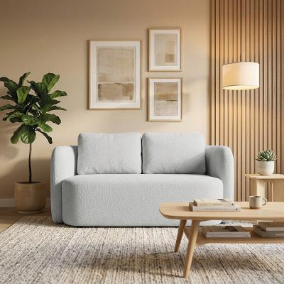 Sofá Helio 2 Lugares 160CM Cinza D'Rossi