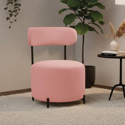 Poltrona Virgínia Decorativa Suede Espuma Alta Densidade Rose D'Rossi