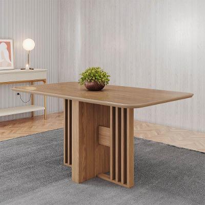 Mesa de Jantar Leo H02 4 Lugares Retangular Vidro 120CM Nature D'Rossi