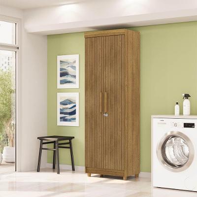 Armário Multiuso Ivo V01 2 Portas 6 Prateleiras 60CM MDF D'Rossi