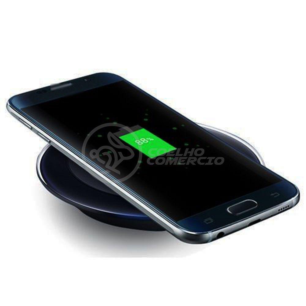 Base Carregador Wireless De Mesa Carregador Sem Fio Preto - 7