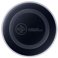 Base Carregador Wireless De Mesa Carregador Sem Fio Preto - 12