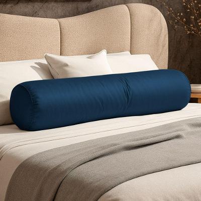 Almofada de Corpo Dot 140cm Veludo Macia Azul Marinho Abmaza