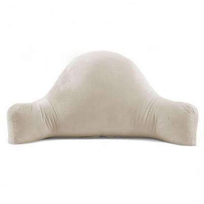 Almofada de Leitura Apoio Lombar Jay 80cm Veludo Bege Abmaza