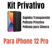 Capa + Película Privativa + Película Câmera Para Iphone 12