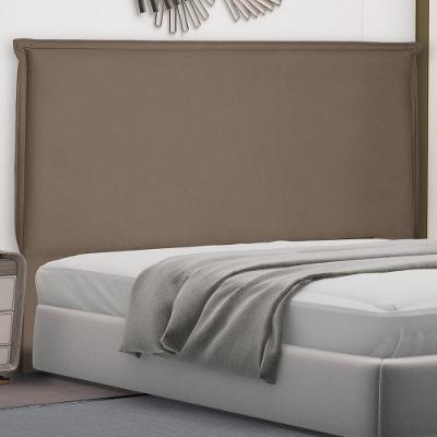 Cabeceira Estofada Veneza Queen no Box MDF Suede Caramelo Abmaza