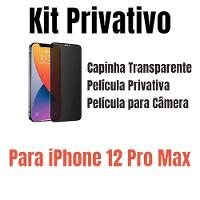 Capa + Película Privativa + Película Câmera Para Iphone 12 - 1