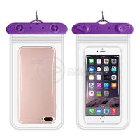 Capa Bolsa A Prova Dágua Impermeável Universal Para Roxo - 1