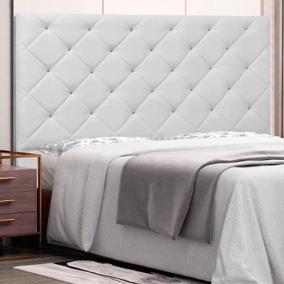 Cabeceira Estofada Tânia Casal 140cm no Box MDF Couro Sintético Abmaza