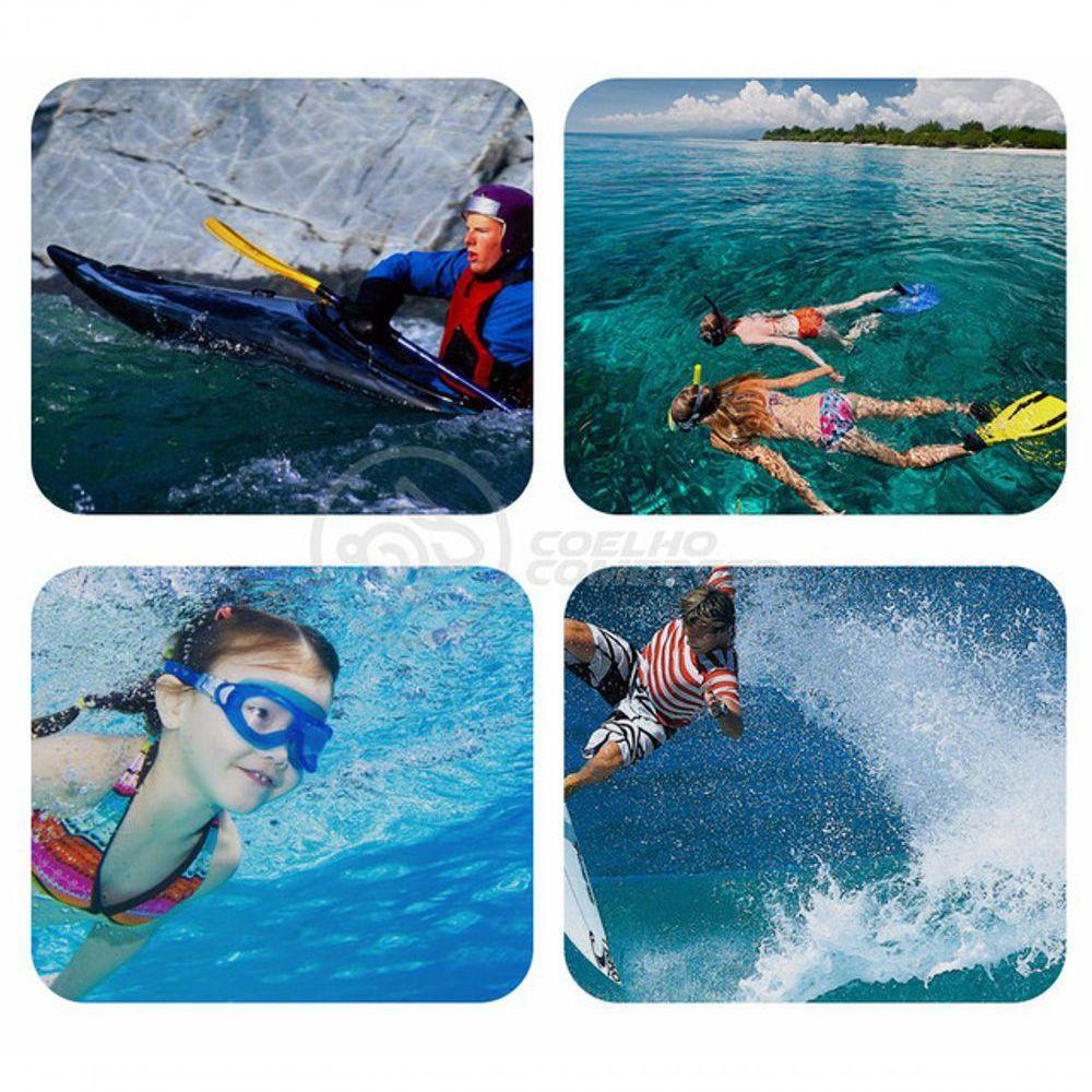 Capa Bolsa A Prova Dágua Impermeável Universal Para Celular - Amarelo - 3