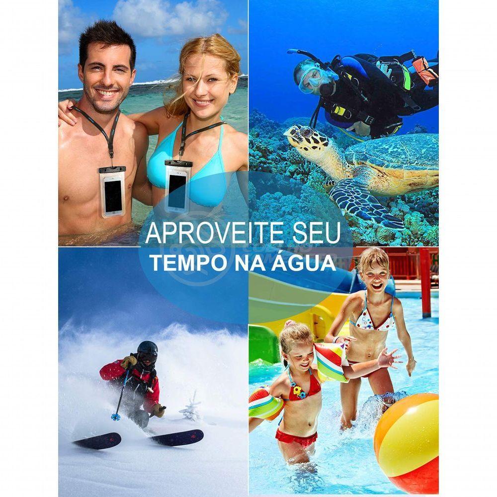 Capa Bolsa A Prova Dágua Impermeável Universal Para Celular - Amarelo - 7