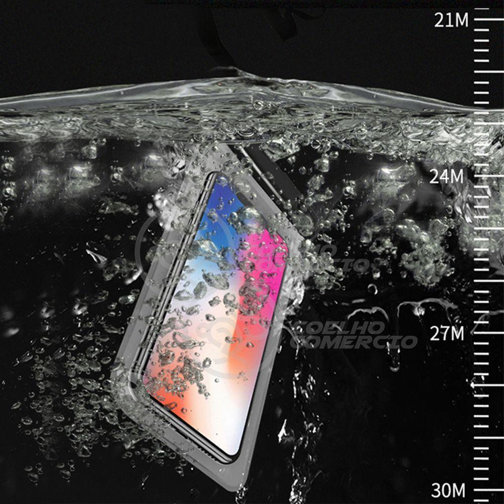 Capa Bolsa A Prova Dágua Impermeável Universal Para Celular - Amarelo - 10