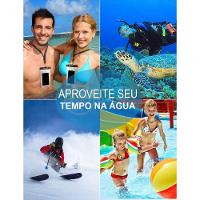 Capa Bolsa A Prova Dágua Impermeável Universal Para Celular - Amarelo - 11