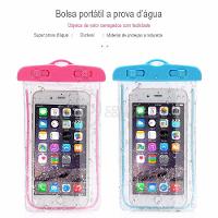 Capa Bolsa A Prova Dágua Impermeável Universal Para Celular - Amarelo - 15