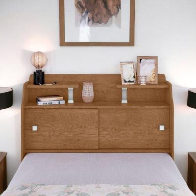 Cabeceira Box Solteiro Elisa Painel MDF-MDP Naturalle