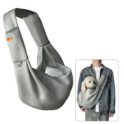 Bolsa de Transporte Pet AB Mídia BSL3907 Sling para Cães e Gatos Cinza