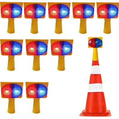 Kit 10 Sinalizadores Solares SU-CONE4 Leds Alta Visibilidade AB Mídia