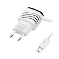 Carregador De Parede Com Cabo Micro Usb V8 Branco - Inova - 1