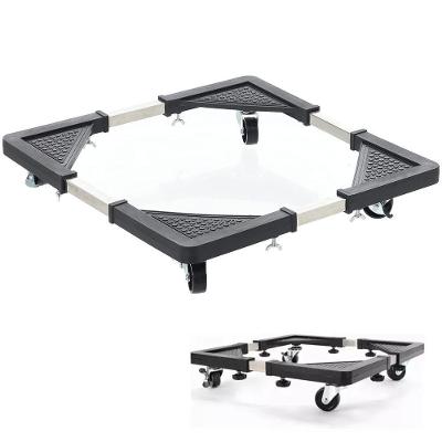 Suporte com Rodinhas AB Mídia SU-RODA Eletrodomésticos 140kg Preto