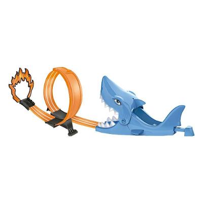 Pista de Carrinho Pista Tubarão Looping 3+ com Looping e Lançador em Formato de Tubarão com 17 Peças