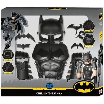 Conjunto de Acessórios Infantis Batman em Plástico com 12 Peças para Fantasia Rosita