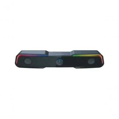 Soundbar Gamer Fortrek Black Hawk para PC com Iluminação RGB Touch e Potência 6W RMS Preto