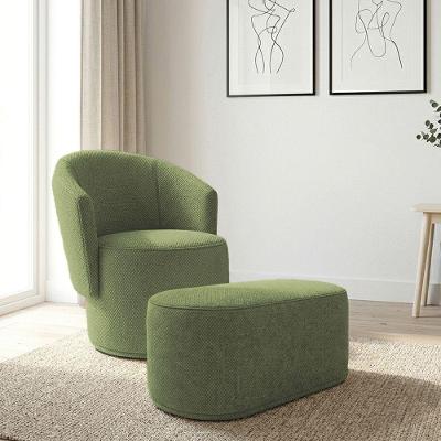 Poltrona e Puff Malu Max Napoli Hidrorepelente Orgânico Verde D'Rossi
