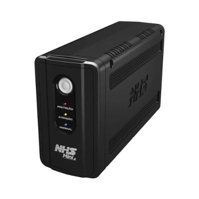 Nobreak Mini 4 800VA Bivolt Saída 220V 6 Tomadas Bateria 7Ah NHS