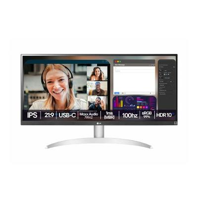 Monitor Ultrawide 29WQ600B-W 29" Full HD IPS 100Hz Preto LG