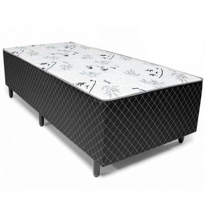Cama Box Conjugada Solteiro Ortopedica 88x188x39 5cm Espuma Revestimento Poliester